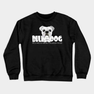 Bulldog (White)- DGBigHead Crewneck Sweatshirt